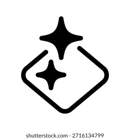 Ilustración de diseño de símbolo de Vector de icono de brillo