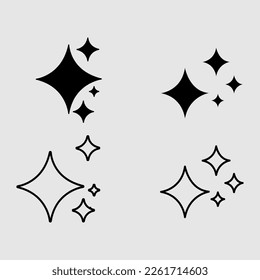 Shine icon vector trendy style illustration on white background..eps