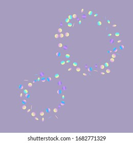  Shine Invitation. Dust Celebration Backdrop. Rainbow Celebrate Texture.