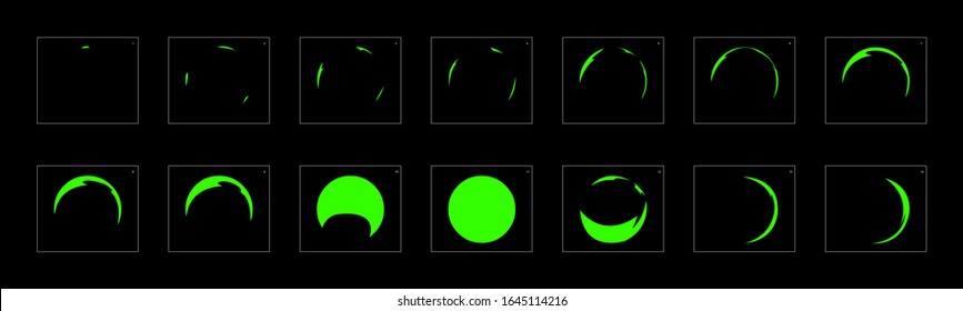 Shine liquid bubble blast animation effect. frame by frame classic animation sprite sheet for game, cartoon, video, animation or motion