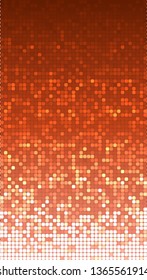 Shine mosaic background. Mosaic with light reflections. Colorful gradient. Square pixel mosaic vector. 