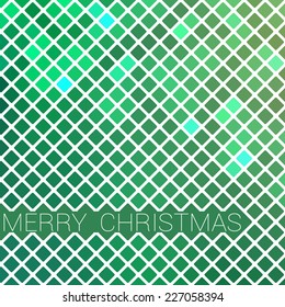 Shine mosaic christmas background