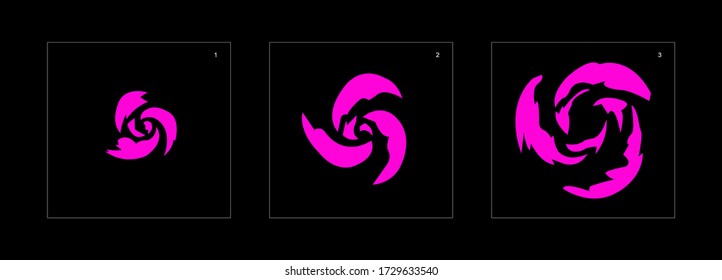 Shine poison explosion effect. Poison explosion animation effect. Animation Sprite sheet for games, cartoon or animation. vector style animation effect 1510.