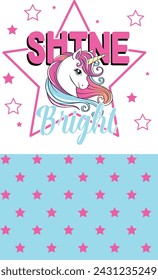 SHINE RAINBOW UNICORN STAR MAGIC