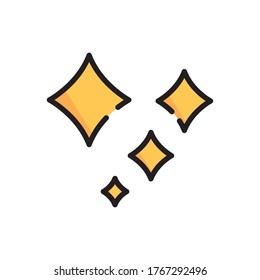 Shine And Sparkle Icon Design Vector Template Illustration 