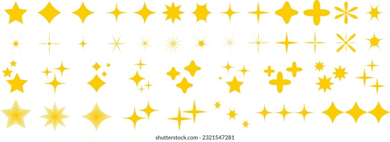 Icono brillante. Estrella de parpadeo vectorial para logotipo, clipart brillante