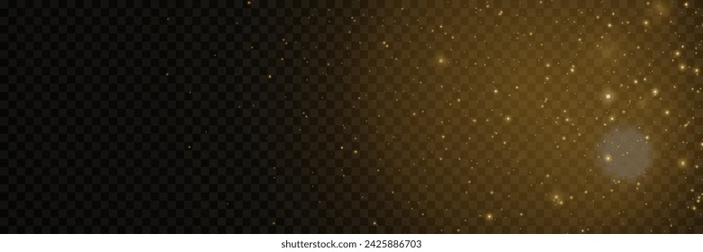 The shine of sparkling dust particles. A glare of light and stars.