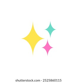 Shine star sparkle icon. Vector illustration design.