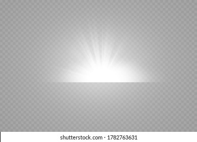  Shine starlight isolated on transparent background. Glowing light effect.Set of flashes, Lights and Sparkles on a transparent background. Bright gold flashes and glares.