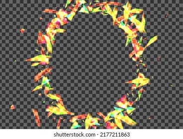 Shine Twinkle Background Transparent Vector. Spot Minimal Card. Green Illuminated Template. Bright Decorate. Element Overlay Design.