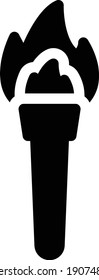 shine vector glyph flat icon