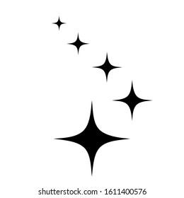 Shine vector icon, Clean star illustration sign.