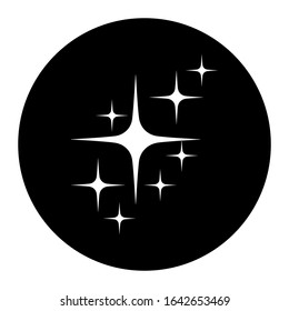 Shine vector icon , sparkle illustration symbol. Stars sign.