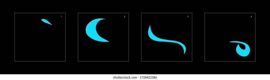 Shine water effect. Water explosion animation effect. Animation sprite sheet for games, cartoon or animation. vector style animation effect 1458.