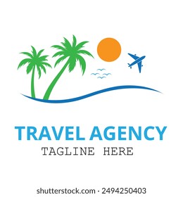 Shine Wave Travel Logo Text collection vector template design for travel Agency