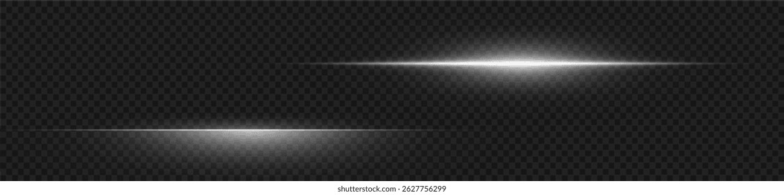 Shine of white glow creates fast light beam with blur motion streak effect flare neon glare background vector explosion technology dynamic splash line

