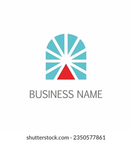 Shine window company logo vector image