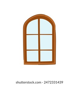 shine window frame cartoon. glossy clear, plastic sign, wall light shine window frame sign. isolated symbol vector illustration