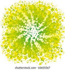 Shine yellow background. Vector illustration