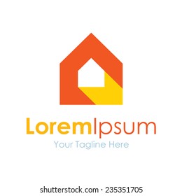 Shine up your home icon simple elements logo