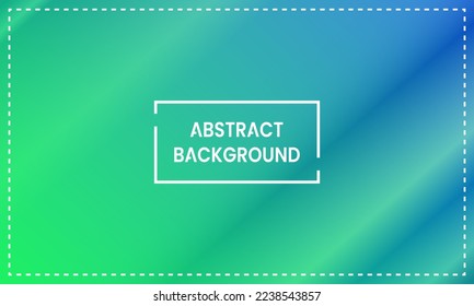 shining abstract background with blue and green gradient. simple, modern and colorful. use for backdrop, wallpaper, banner, copy space and hompage