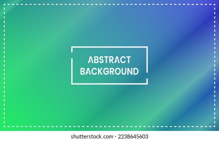 leuchtender abstrakter Hintergrund mit dunkelblauem und grünem Farbverlauf. schlicht, modern und farbenfroh. Verwendung für Hintergrund, Wallpaper, Banner, Kopienraum und Hompage