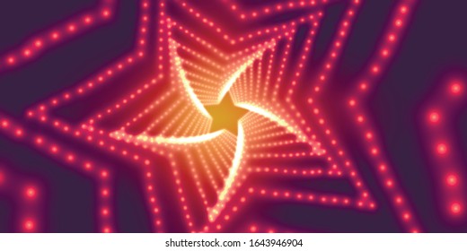 Shining abstract background with flowing dots.Digital data visualization.Futuristic vector illustration.Glowing particles liquid dynamic flow. 