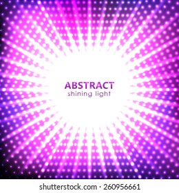 Shining abstract background with place for text