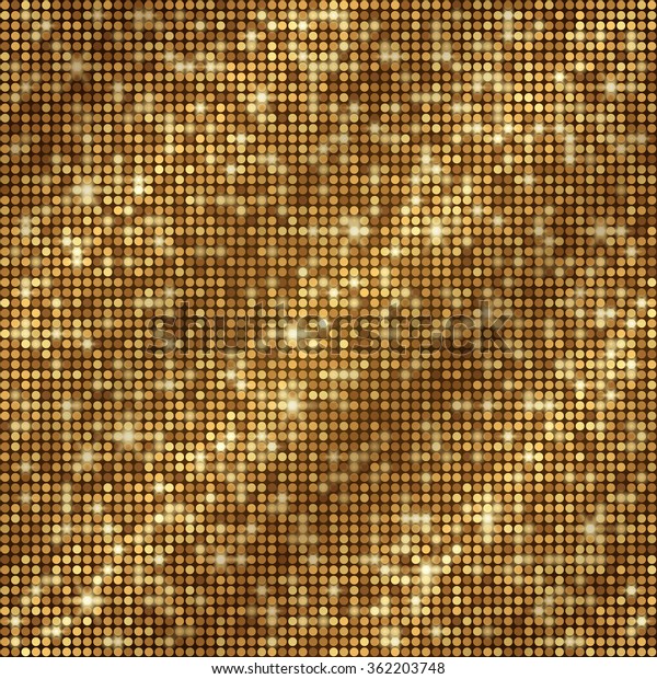 Shining Abstract Gold Seamless Mosaic Background Stock Vector Royalty Free