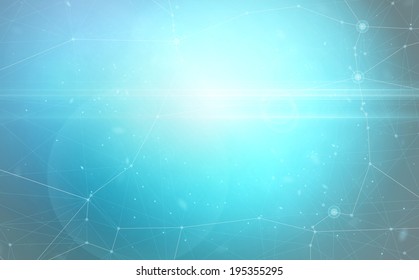 Shining Abstract Mesh Background with Circles, Lines and Shapes | EPS10 Vector Background for Your Business