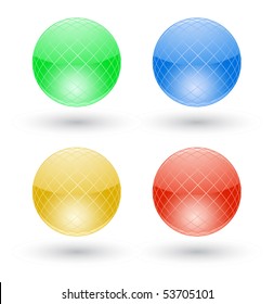 shining abstract spheres