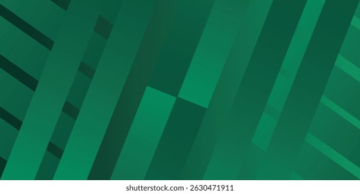 shining banner background and layer elements vector for presentation. abstract geometric. green gradient. Memphis. graceful. modern style.