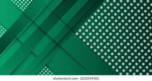 plano de fundo brilhante do banner e elementos da camada vetores para apresentação. geométrico abstrato. gradiente verde. Memphis. gracioso. estilo moderno.
