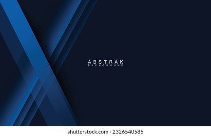 Fondo geométrico abstracto brillante azul negro y vector de elemento de capa para el diseño de presentación.