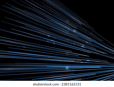 Shining blue speed line background