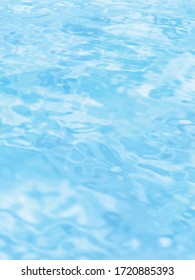 Brillante textura de superficie de agua azul. 
La ilustración vectorial se centra en el agua de mar.