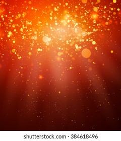Shining blur bokeh background for your design. Vector illustration
