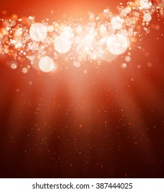 Shining blur bokeh background for your design. Vector illustration