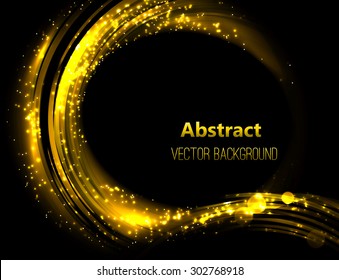 Shining bokeh illustration. Vector illustration 