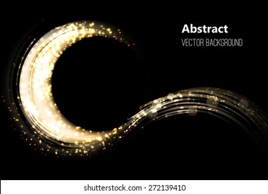 Shining bokeh illustration. Vector illustration eps 10
