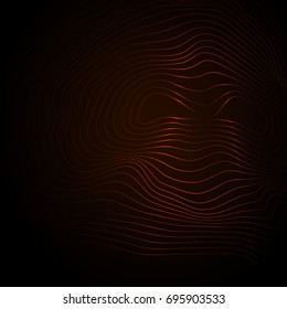 Shining bright abstract lines background