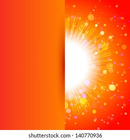 Shining bright sun vector design