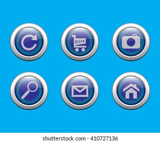 SHINING BUTTON WEB ELEMENT