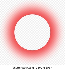 Quadro de círculo brilhante com gradiente isolado no plano de fundo transparente. Coleção de gradientes de cores vívidas fluidas