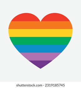Shining and colorful heart symbol vector illustration design editable and resizable 
