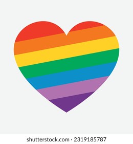 Shining and colorful heart symbol vector illustration design editable and resizable 
