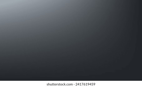 Shining and cool dark grey color gradient background texture. Modern vivid and dynamic abstract pattern design illustration for artwork, wallpaper, template, banner, poster, cover, decoration,