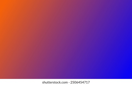 Textura de fondo degradada naranja y azul brillante y fresca. Ilustración moderna de diseño abstracto vívido y dinámico para obras de arte, publicidad, Anuncio, póster, cubierta, decoración, página de destino, folleto