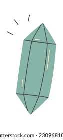 Shining diamond gem Vector Illustration
