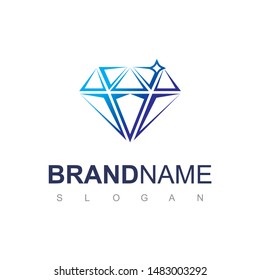 Shining Diamond Log Design Template